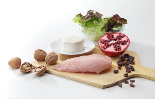 Ensalada de granada para embarazadas