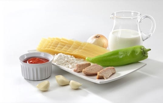 Canelones de carne para niños