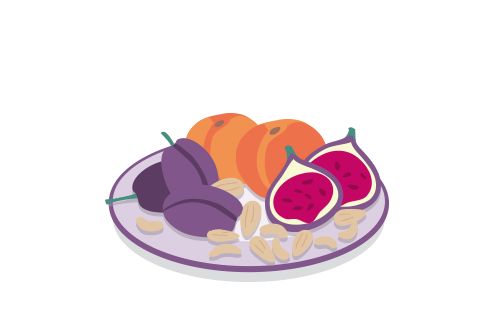 Fruits and nuts TACO