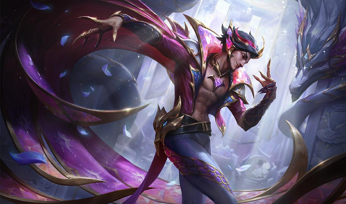 Flitting into the #4 position with his 48.8% win rate is Rakan. With unparalleled mobility and crowd control in his kit, Rakan is equipped to set up kills for Smolder while keeping them shielded from harm.