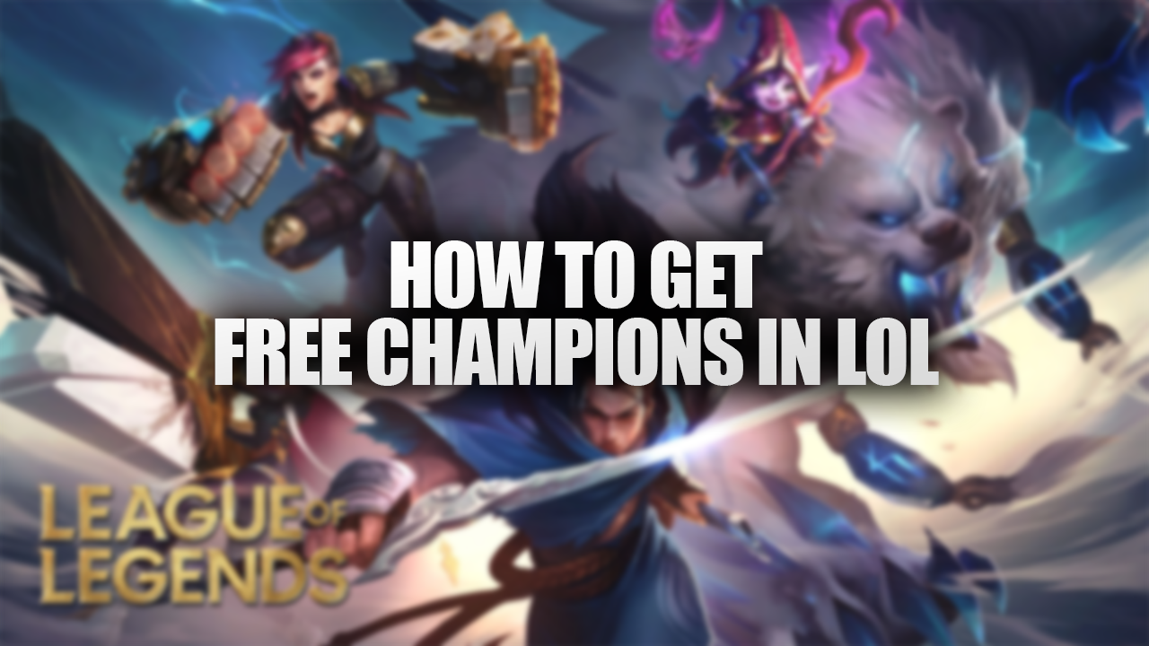 Playing as different champions is one of the most enjoyable aspects of League of Legends. However, unlocking the entire roster can be exhausting. Luckily, Riot Games provides several ways to earn champions for free through multiple ways.