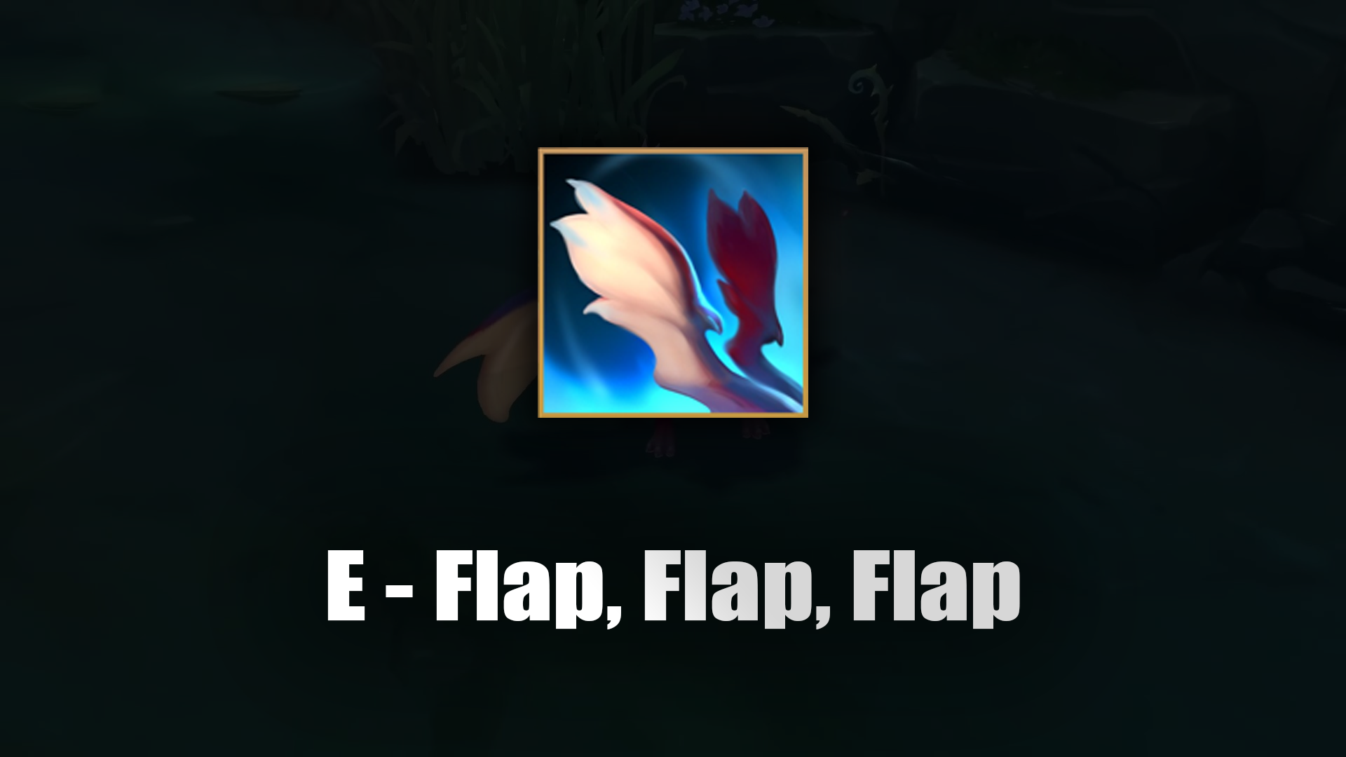 Flap Flap Flap allows Smolder to take flight and rain down attacks from above. When activated, Smolder gains increased movement speed, ignores terrain, and flies for 1.25 seconds.