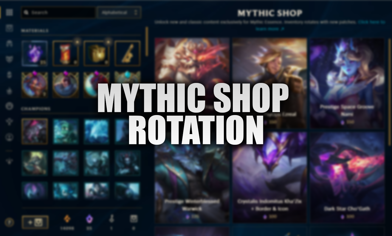Right now in Patch 14.6, you can grab:
Prestige PsyOps Ezreal for 150 ME
Prestige Winterblessed Warwick for 125 ME
Prestige Dragonmancer Volibear for 150 ME
Prestige Space Groove Nami for 150 ME
Dark Star Cho'Gath for 100 ME
Hextech Renekton for 100 ME 
The brand new Crystalis Indomitus Kha'Zix for 100 ME

