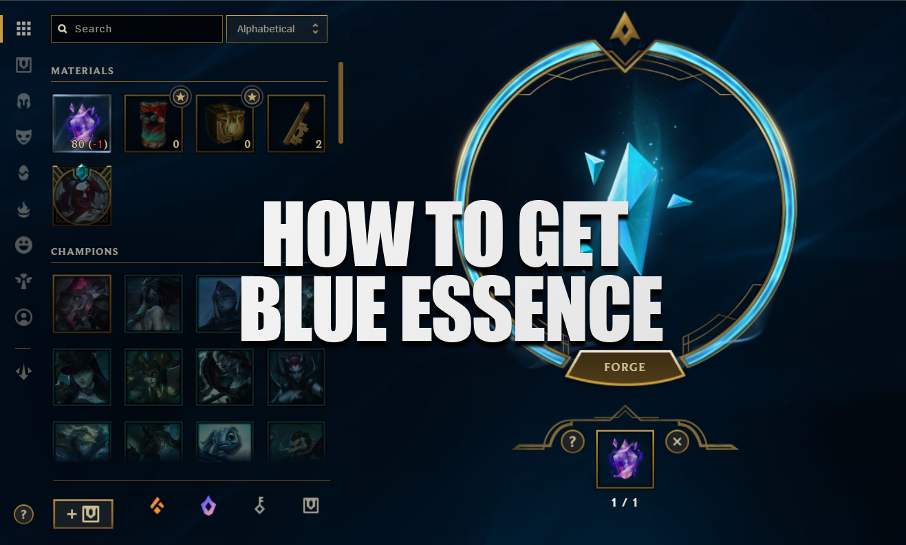 There are several ways for players to obtain Blue Essence (BE) in League of Legends. With the right strategies, you can accumulate BE at a steady pace and unlock the content you want.