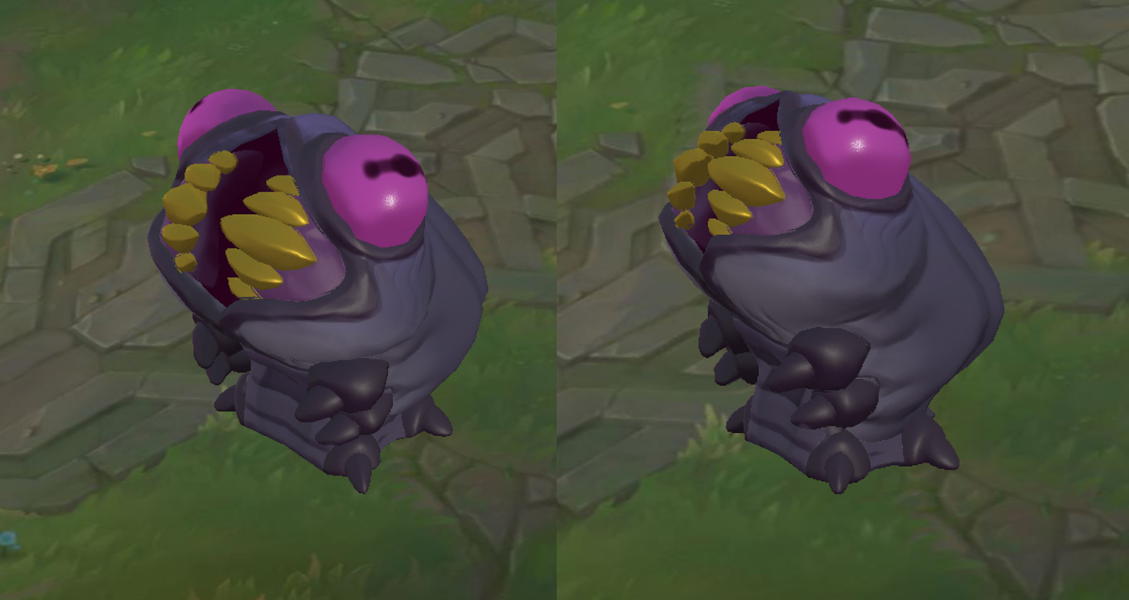 The new Voidgrub objective replaces Rift Herald in the Baron pit for the opening minutes of a match. Voidgrubs and their parasitic Voidmite spawn will continuously emerge from the pit and must be warded off to eventually release Herald later on.