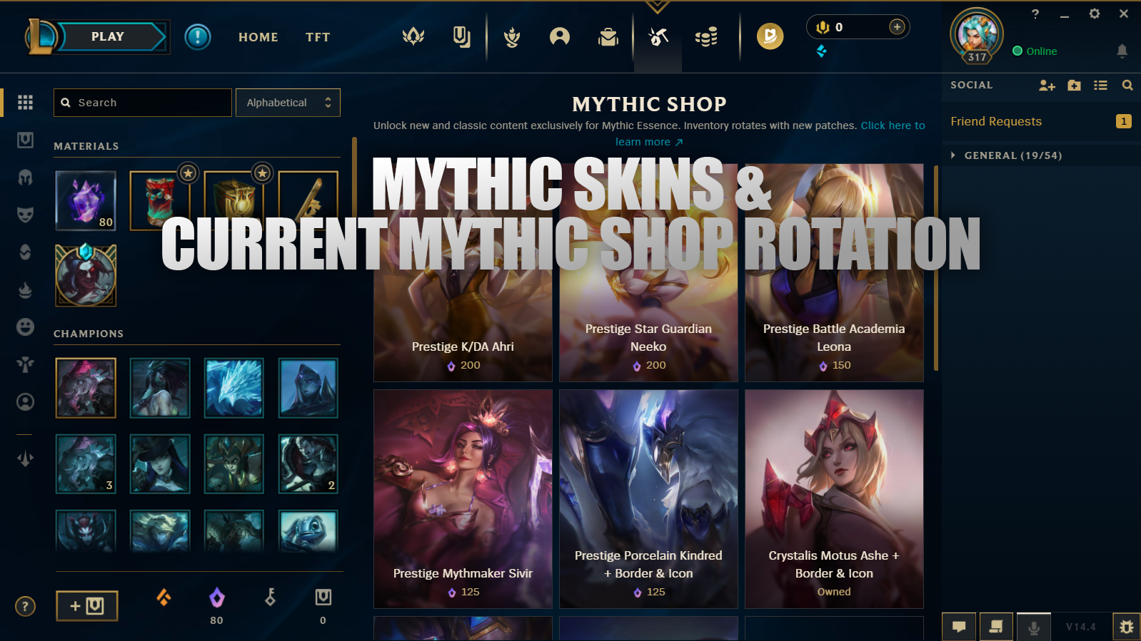 Mythic Skins are exclusive cosmetics in League of Legends, offering players the opportunity to showcase their dedication and style in a truly unique way. These skins are meticulously crafted with intricate details, particle effects, and animations, elevating the visual experience to new heights. 