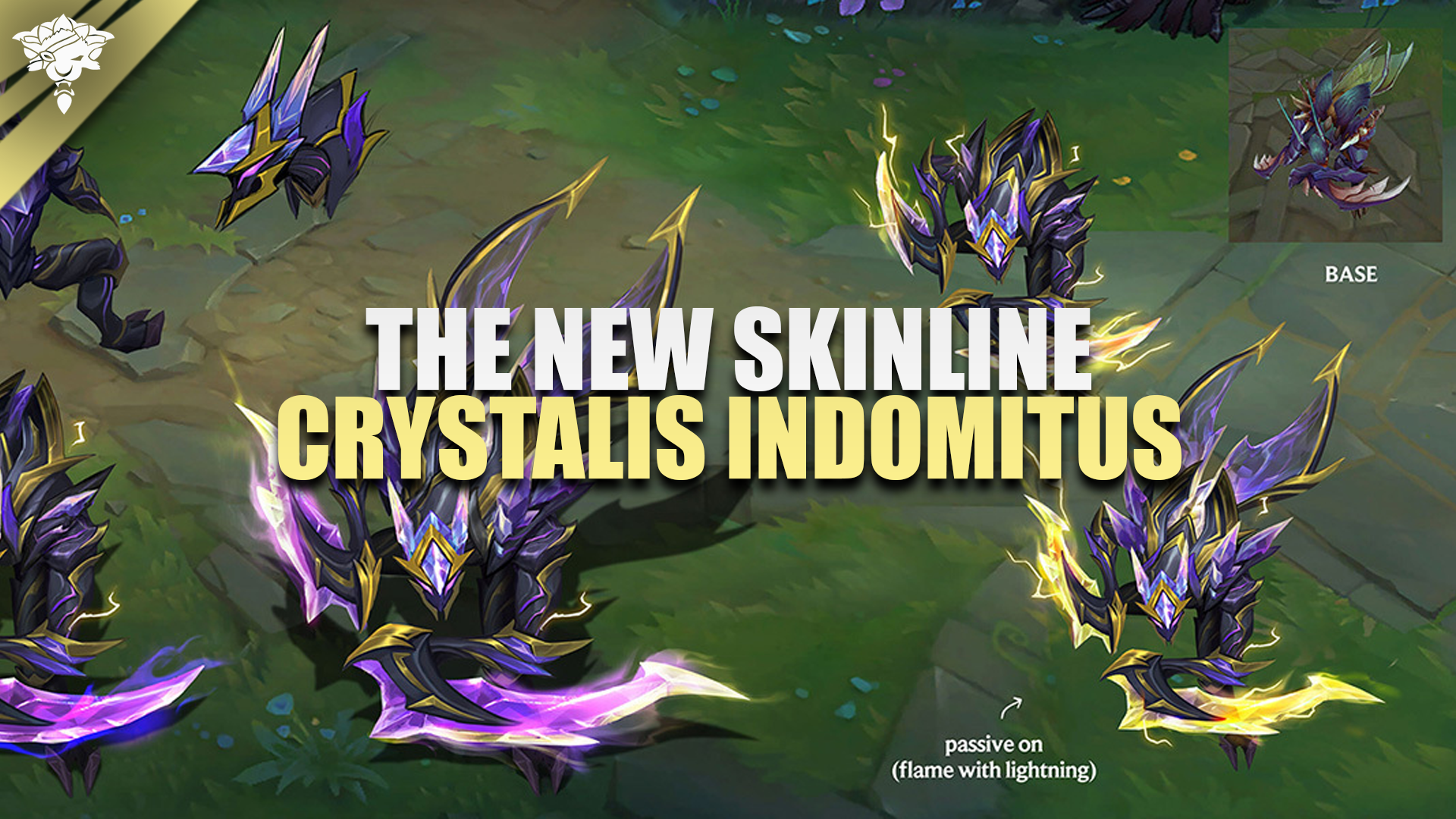 The first champions to get these creepy-cool Crystalis Indomitus skins are Kha'Zix in March, Xerath in June, and Nautilus in August. If you want to look like a crystal monster too, you can grab these skins for 100 Mythic Essence each.