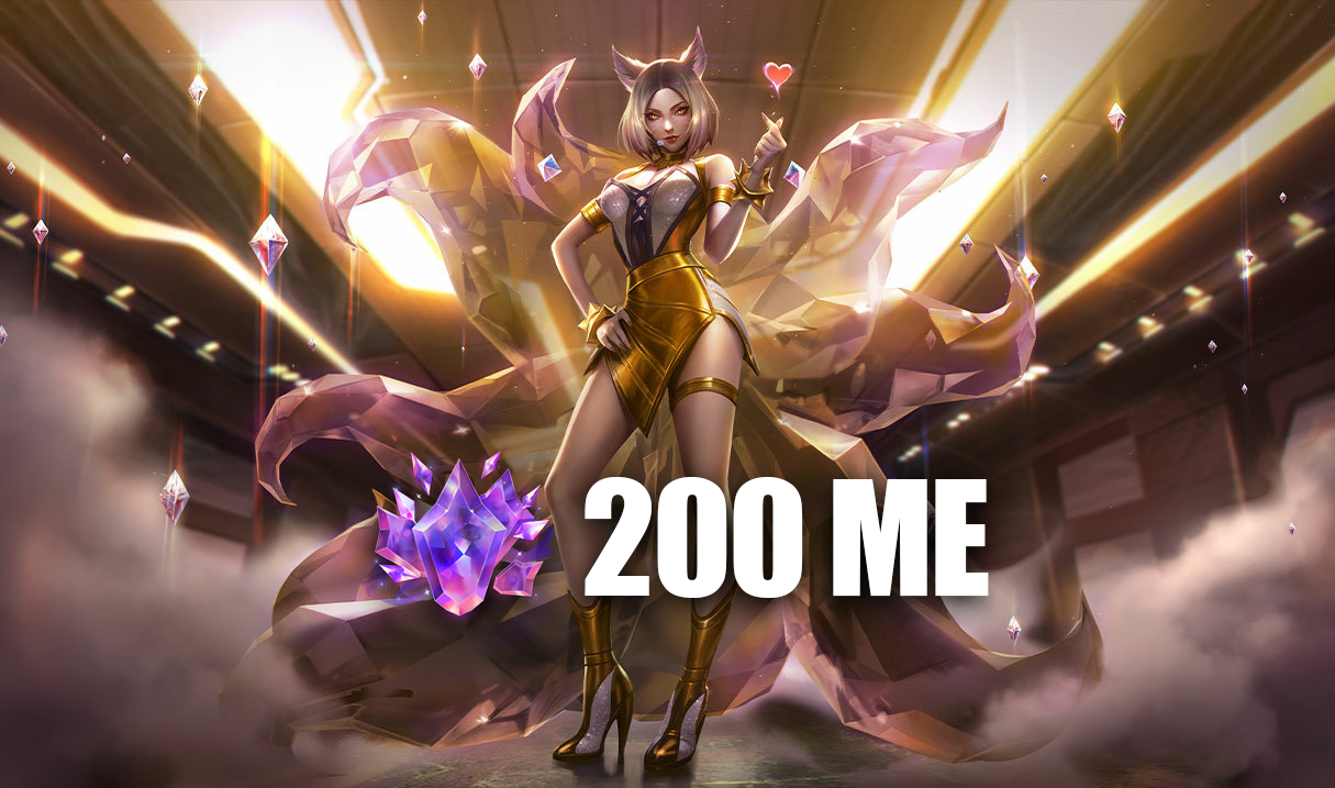 Prestige KD/A Ahri available for 200 Mythic Essence
