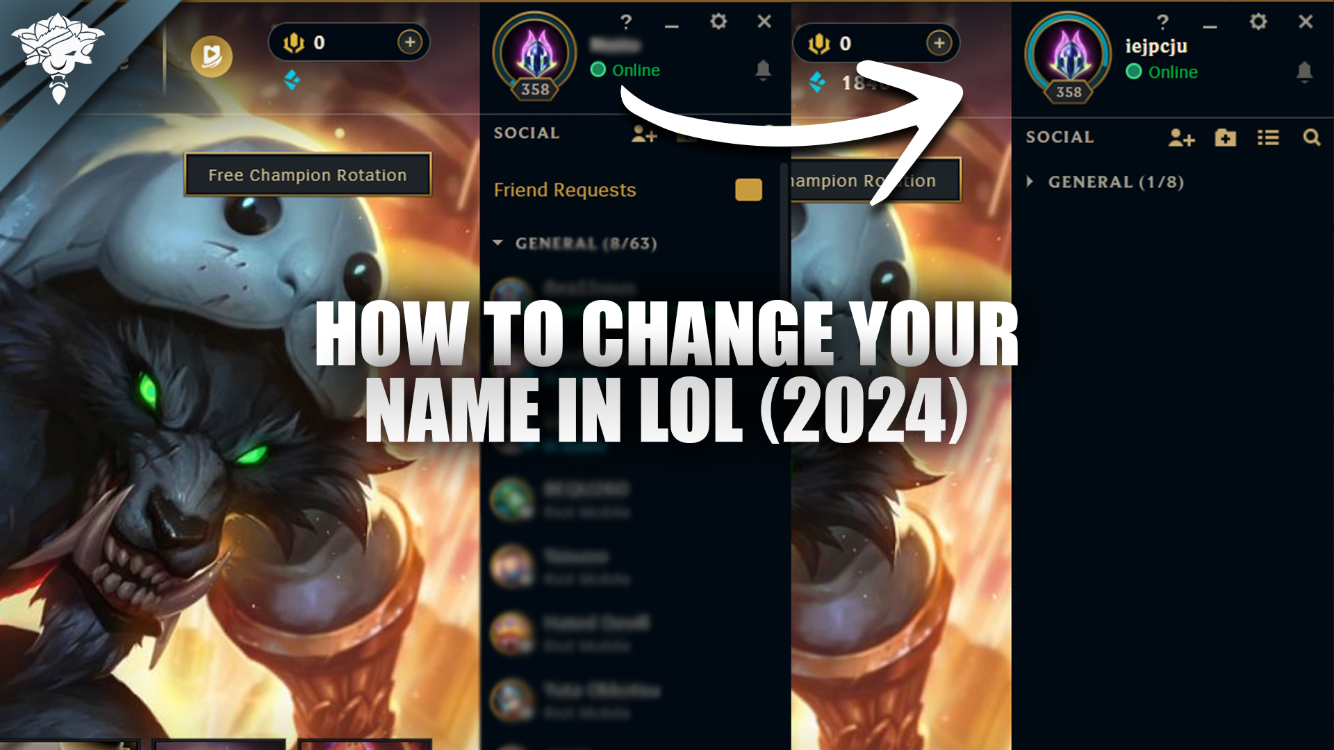 How To Change Your Name in LoL (2024)