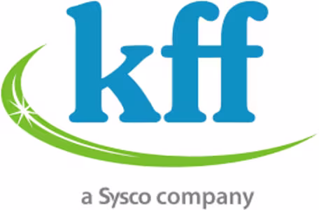 Kff logo in blue and green