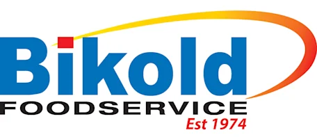 Bikold Foodservice logo in blue and black