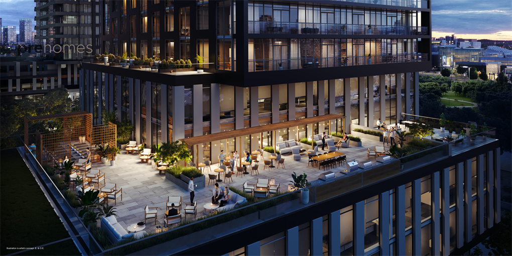 EX3 RooftopGardenLoungeOutdoorBBQSeating