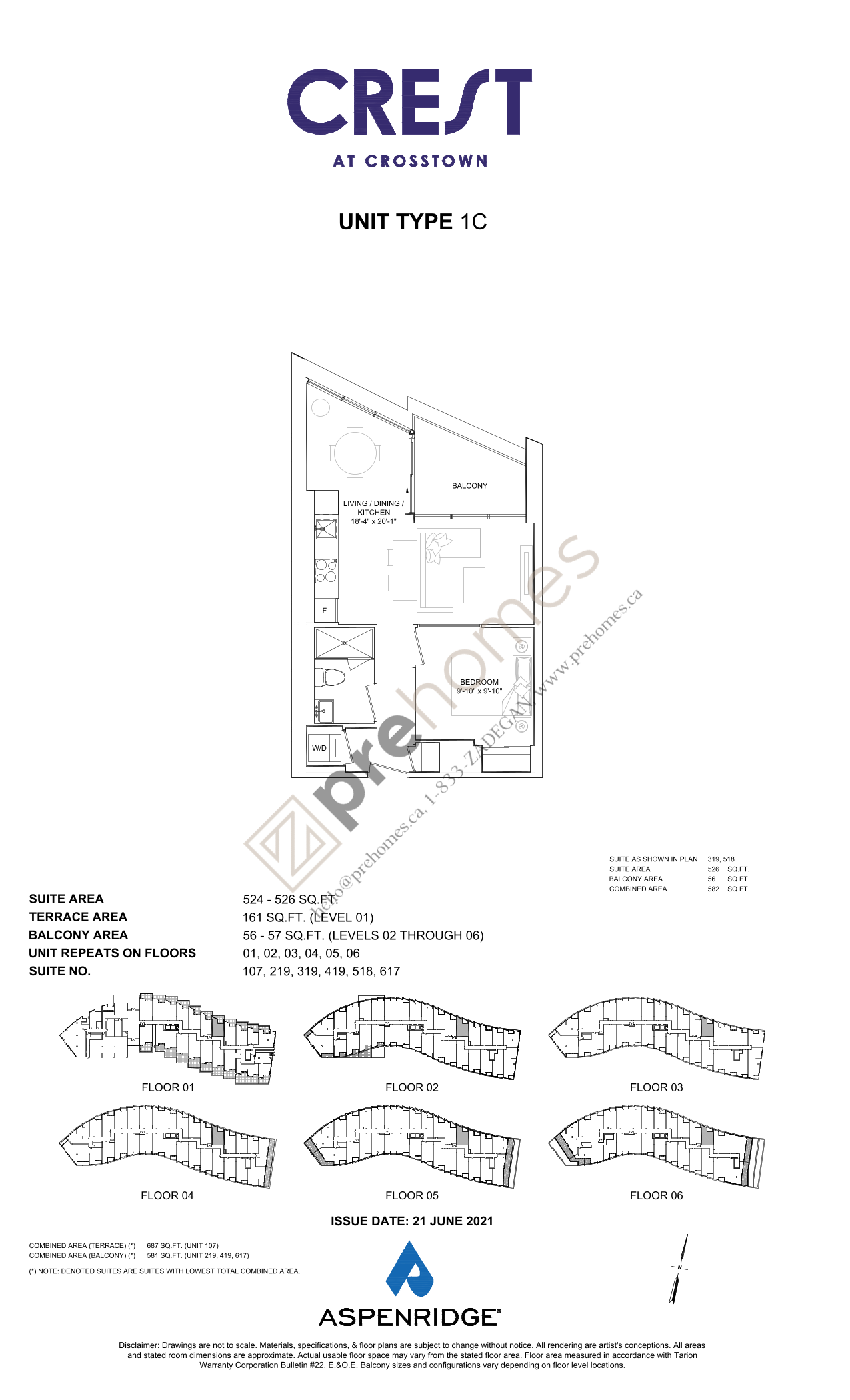 3-Crest - Floor Plans