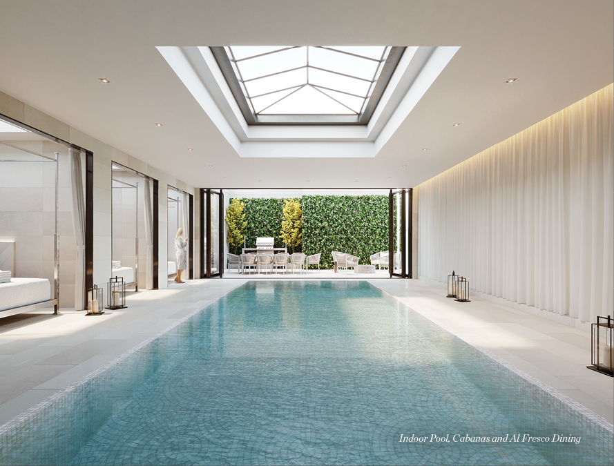 Indoor Pool, Cabanas and Al Fresco Dining