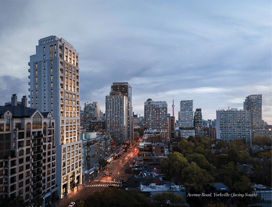 Avenue Road, Yorkville (facing South)