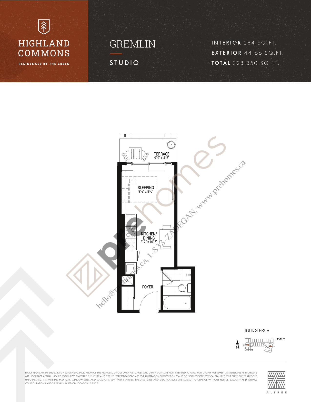 1-Highland Common Condos Floor Plans