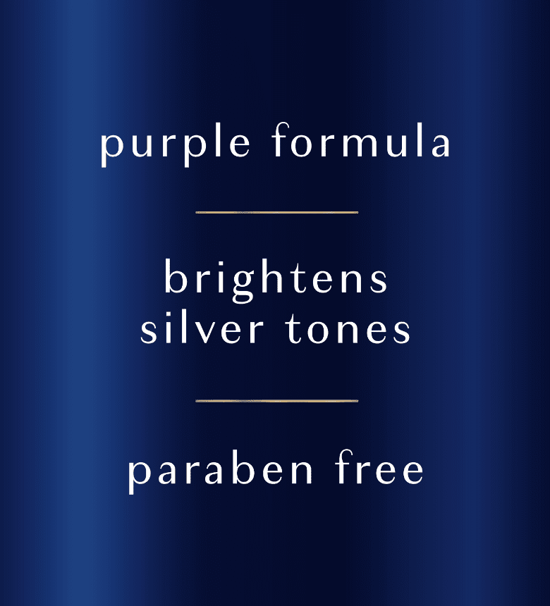 Purple Shampoo for Silver and Gray Hair