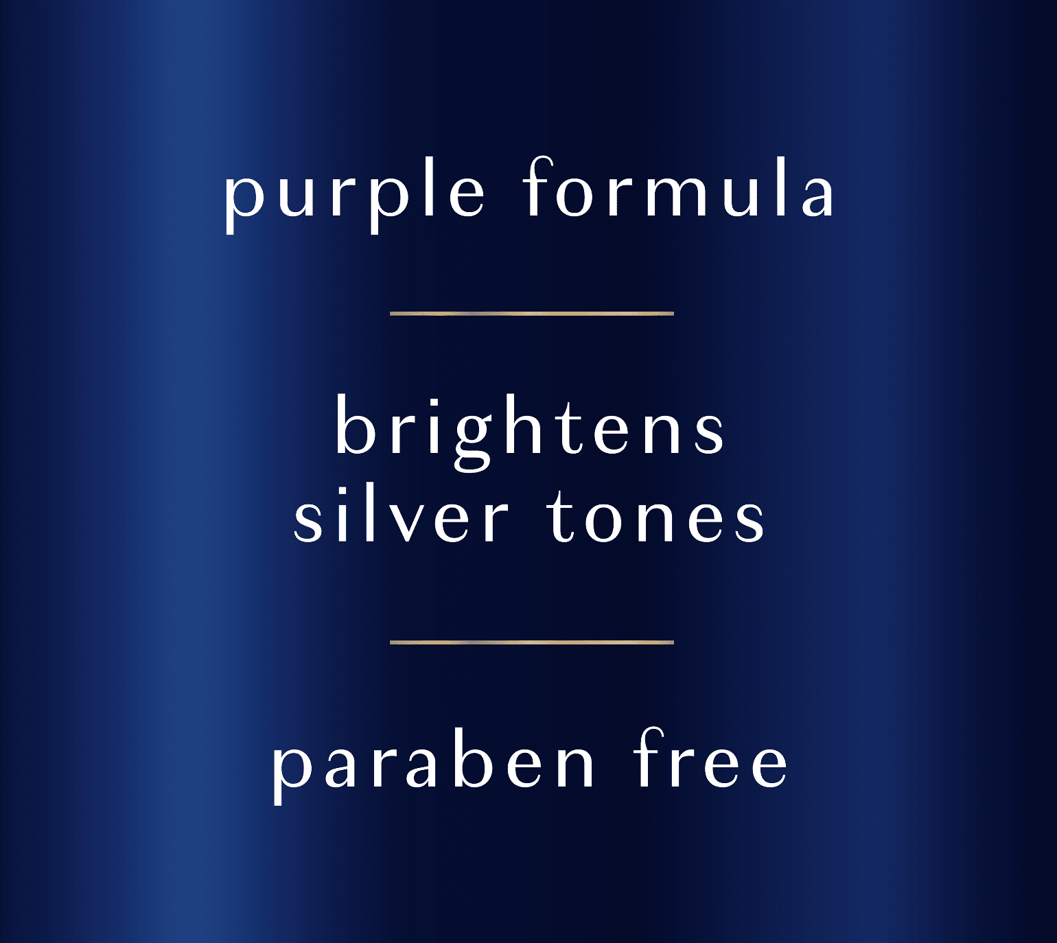 Purple Formula to Brightens Silver Tones