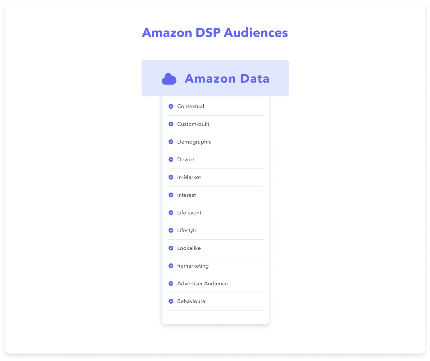 Amazon DSP Audiences