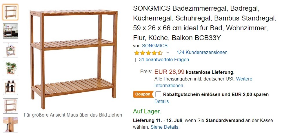 Coupons-Beispiel