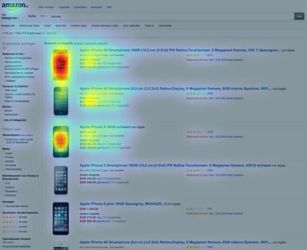 Heatmap-Amazon-Suchergebnisseite