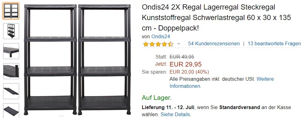 Aktionspreis-Beispiel