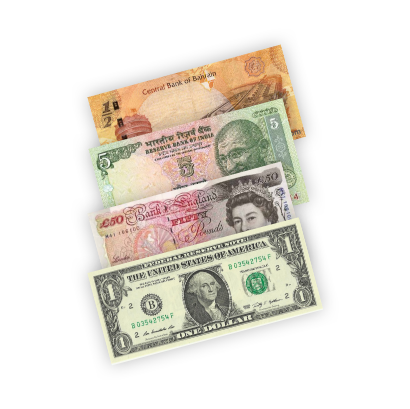 Forein currency 50 50