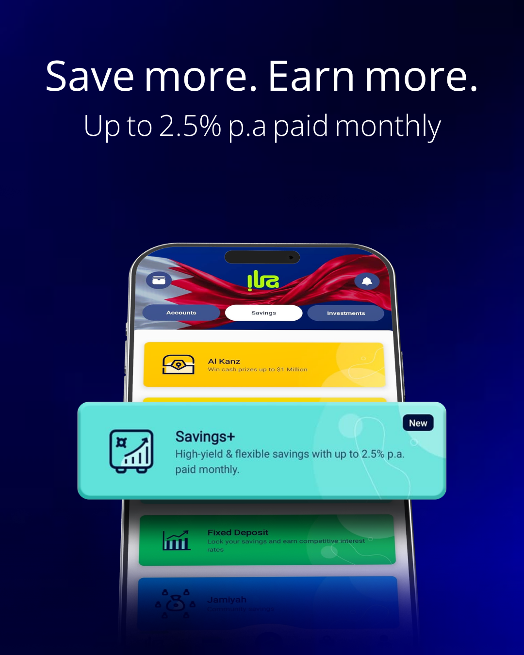 Savings+ Intro Image