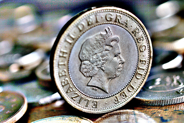 a close-up of a coin
