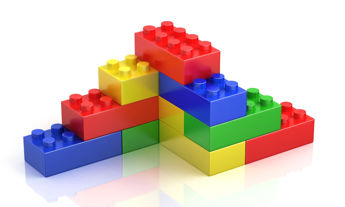 a group of colorful blocks