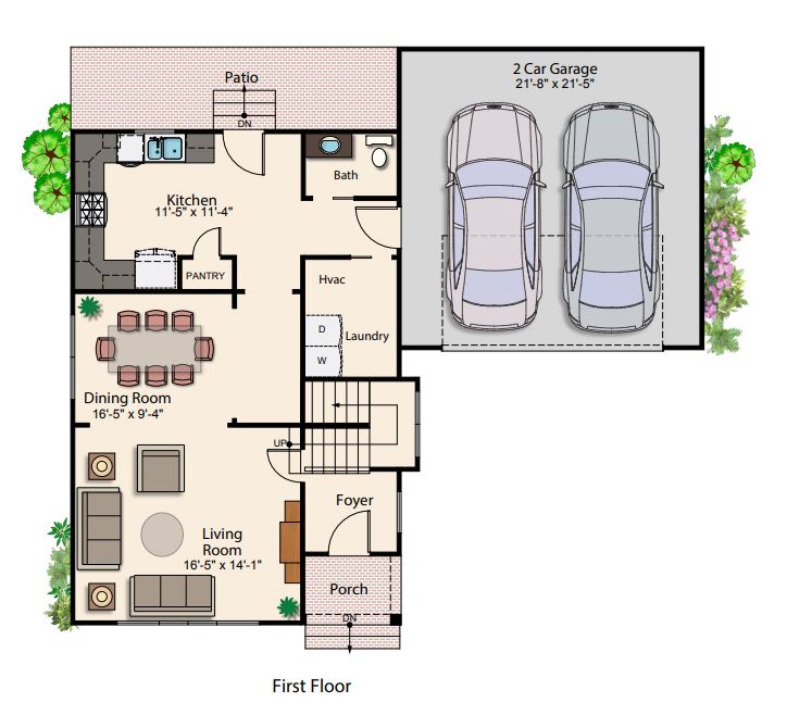 KEENELAND - Dave Hobba Builder -Keenland - West Virginia - New Construction Homes - 2-Story Home - Main Floor.JPG 1668023031349