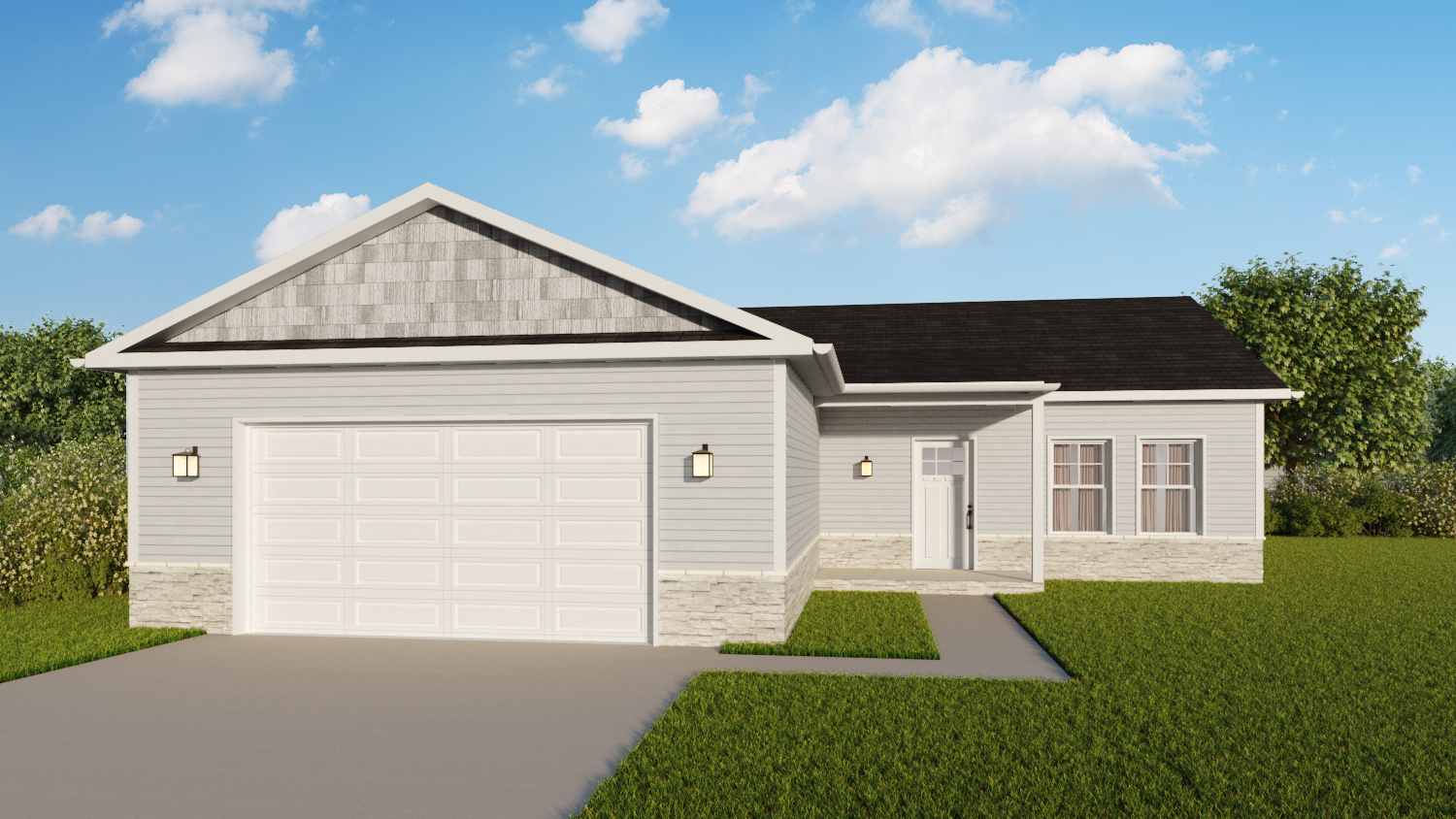 Dave Hobba Builder - Clementine - Ranch Plan - 3 Bedrooms and 2 Baths - 1436 sq. ft. - House Plan - DHB.jpg 1667839665364