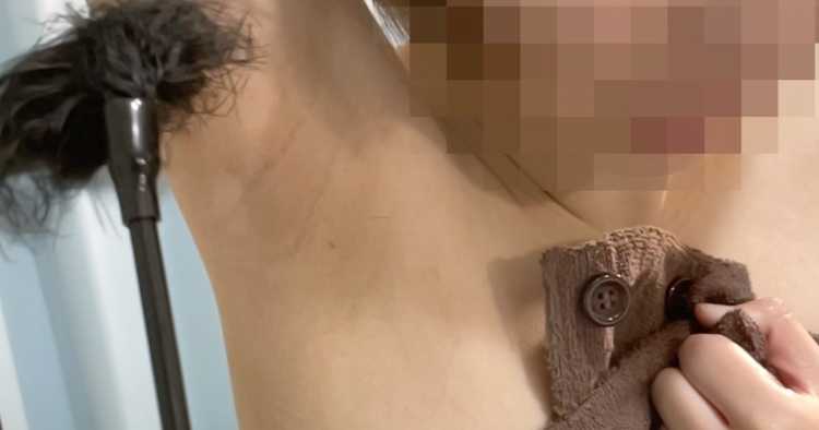 純朴女子の腋くすぐり vol.2 ホノカ25歳 おっぱいポロリハプニング