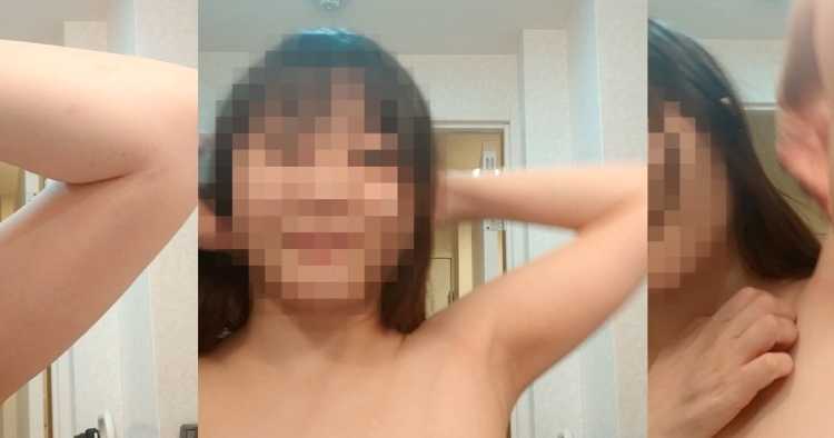 25歳Hカップ女子の腋をチェックしたら美巨乳もすごかった