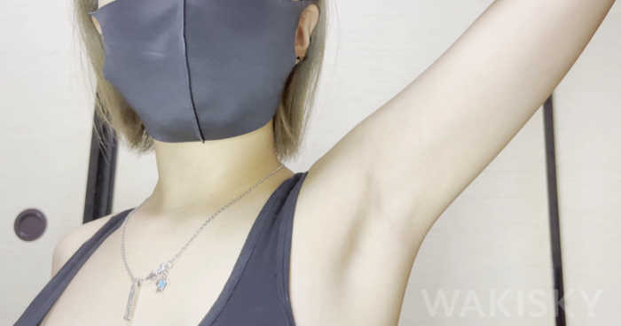 美肌美女のS級ツル腋に限界接近!