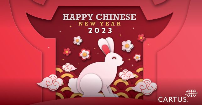 Lunar NEW YEAR 2023 Hopping Year Rabbit Cartus EN