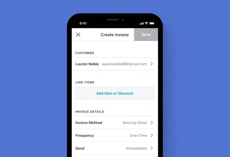 square send invoice