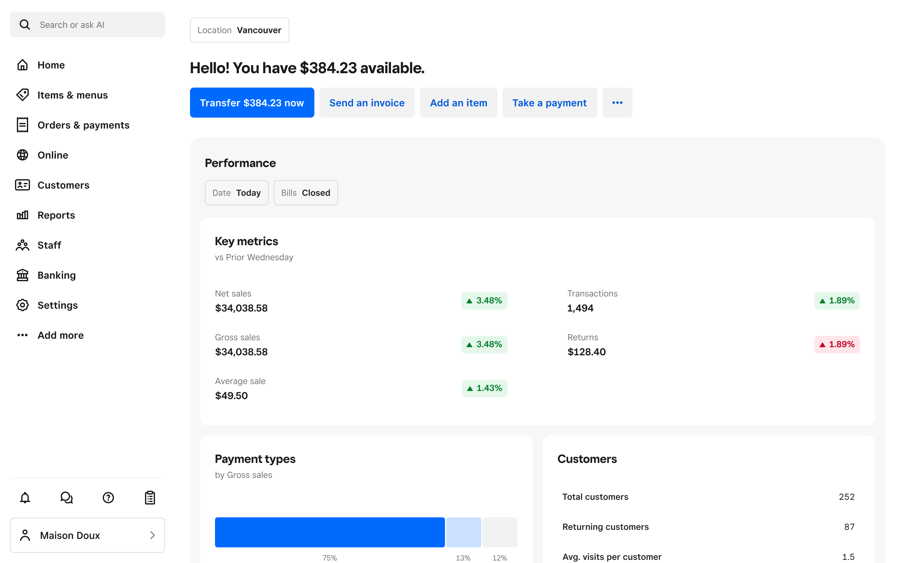 Business Intelligence Tools & Software | Square