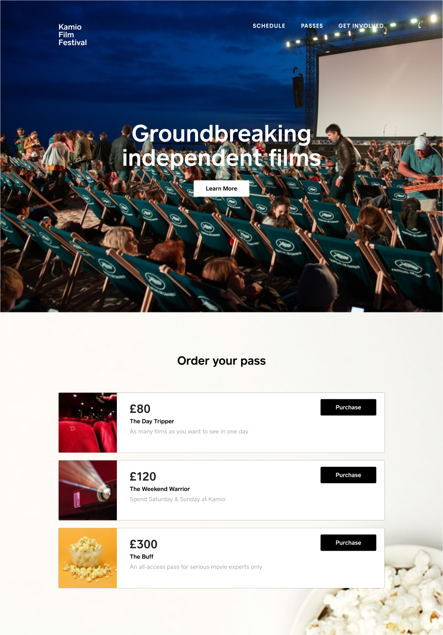 Example website