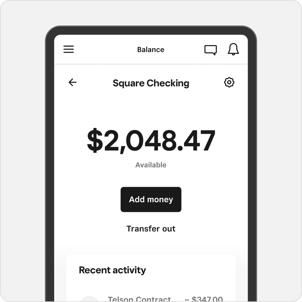 Retail Point of Sale Features Square