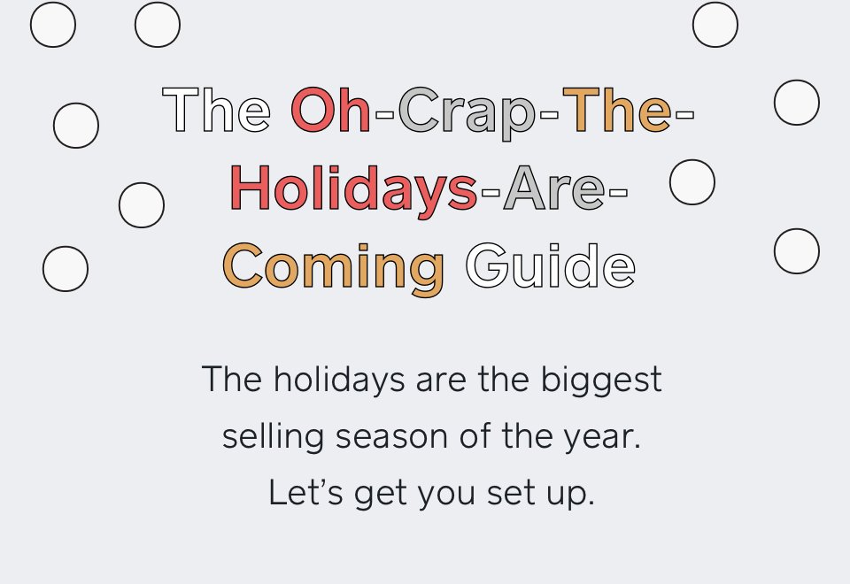 Holiday Sales Guide for 2018