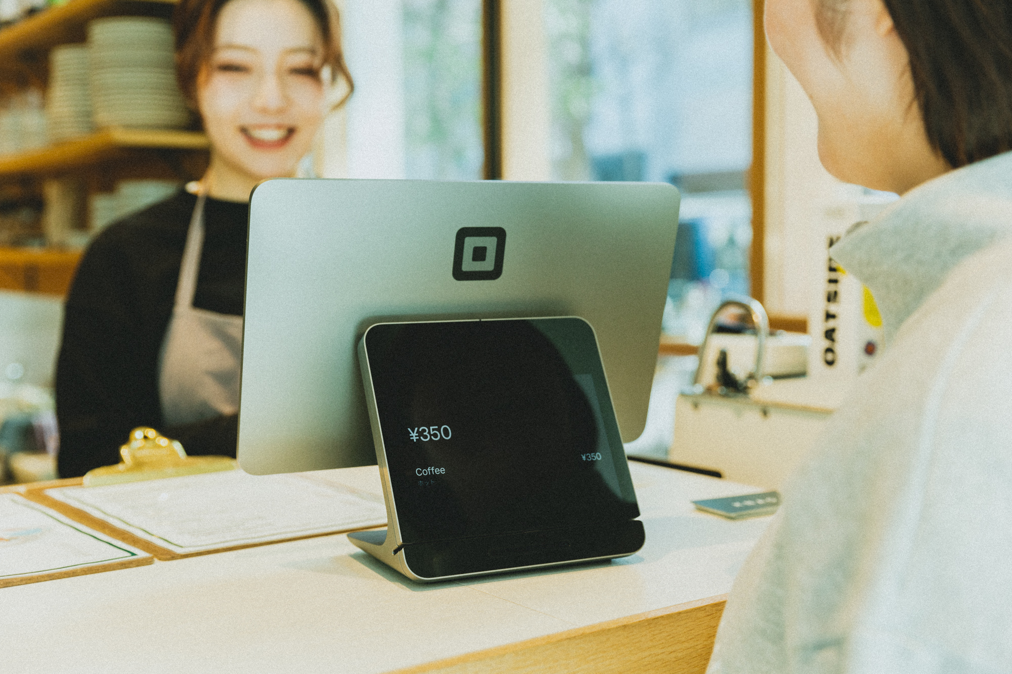 【新品・未使用】Square レジスター お客さま用ディスプレイ付き決済端末 新品・未使用】Square レジスター お客さま用ディスプレイ付き