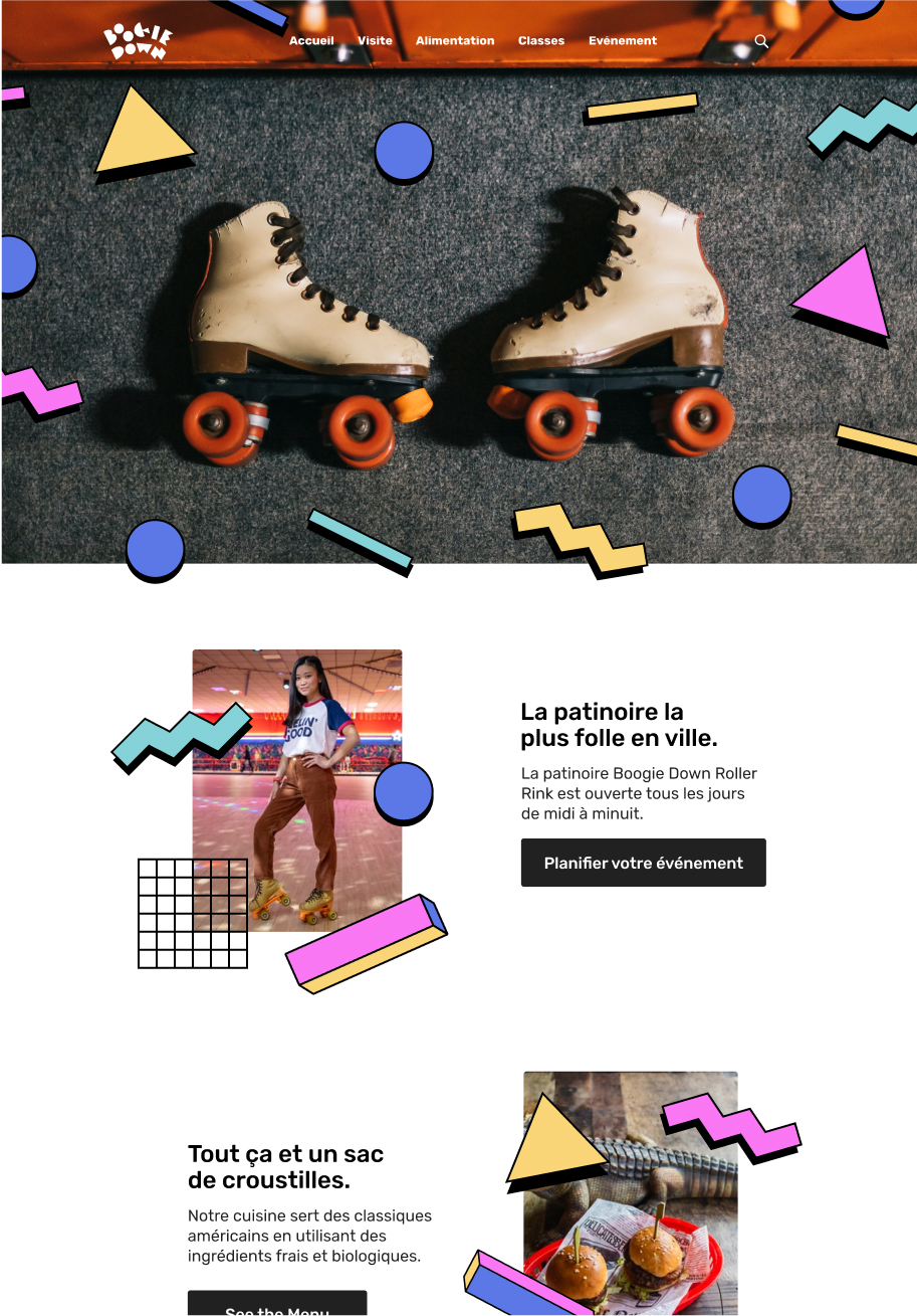 Example website