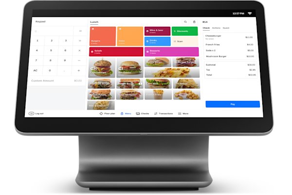 Square System Reeceipt Screen Quick-Service Restaurant POS System and Software | Square