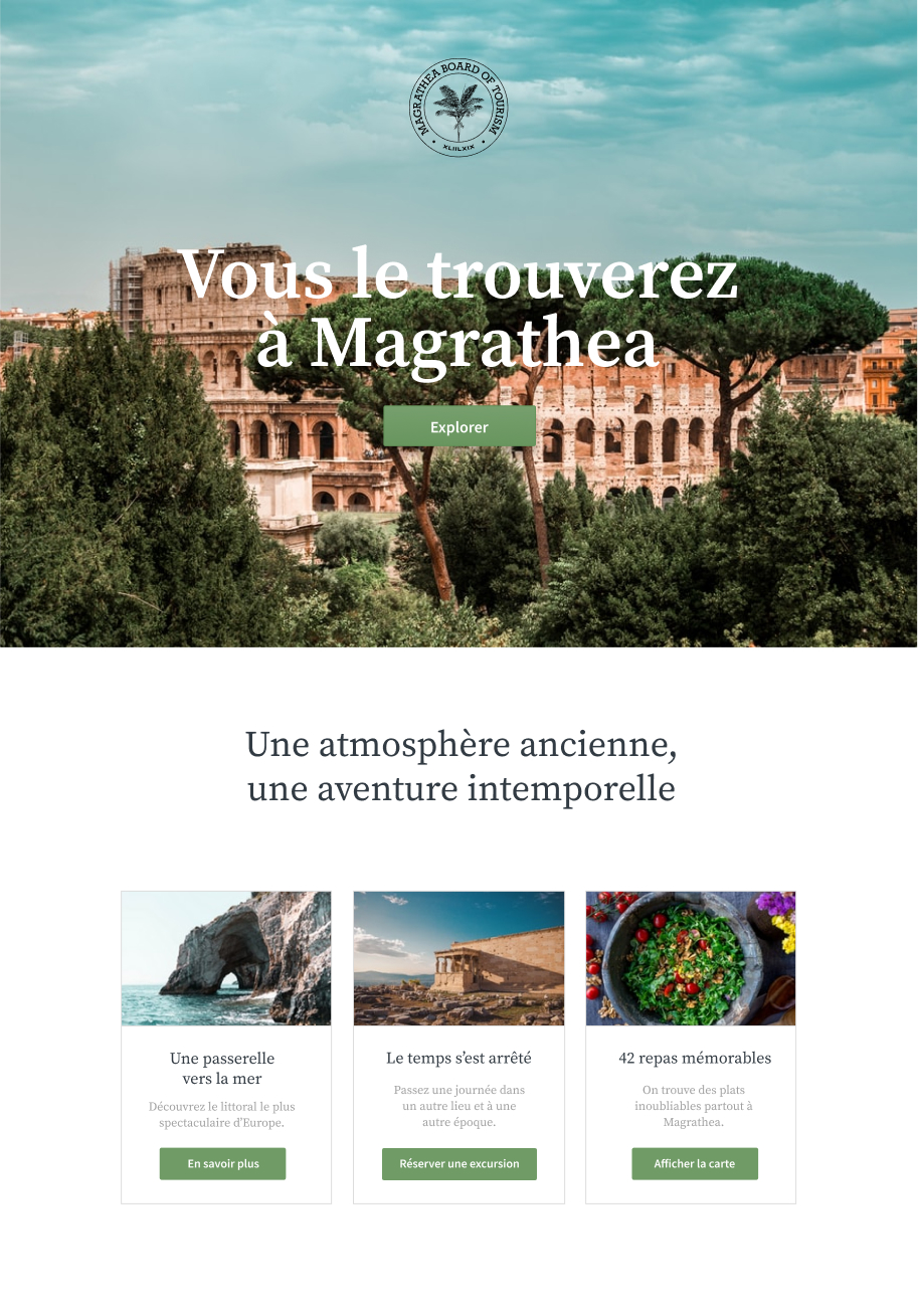 Example website