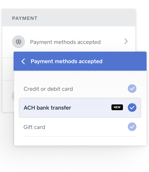 jord Layouten Blændende ACH Payments and ACH Bank Transfers | Square