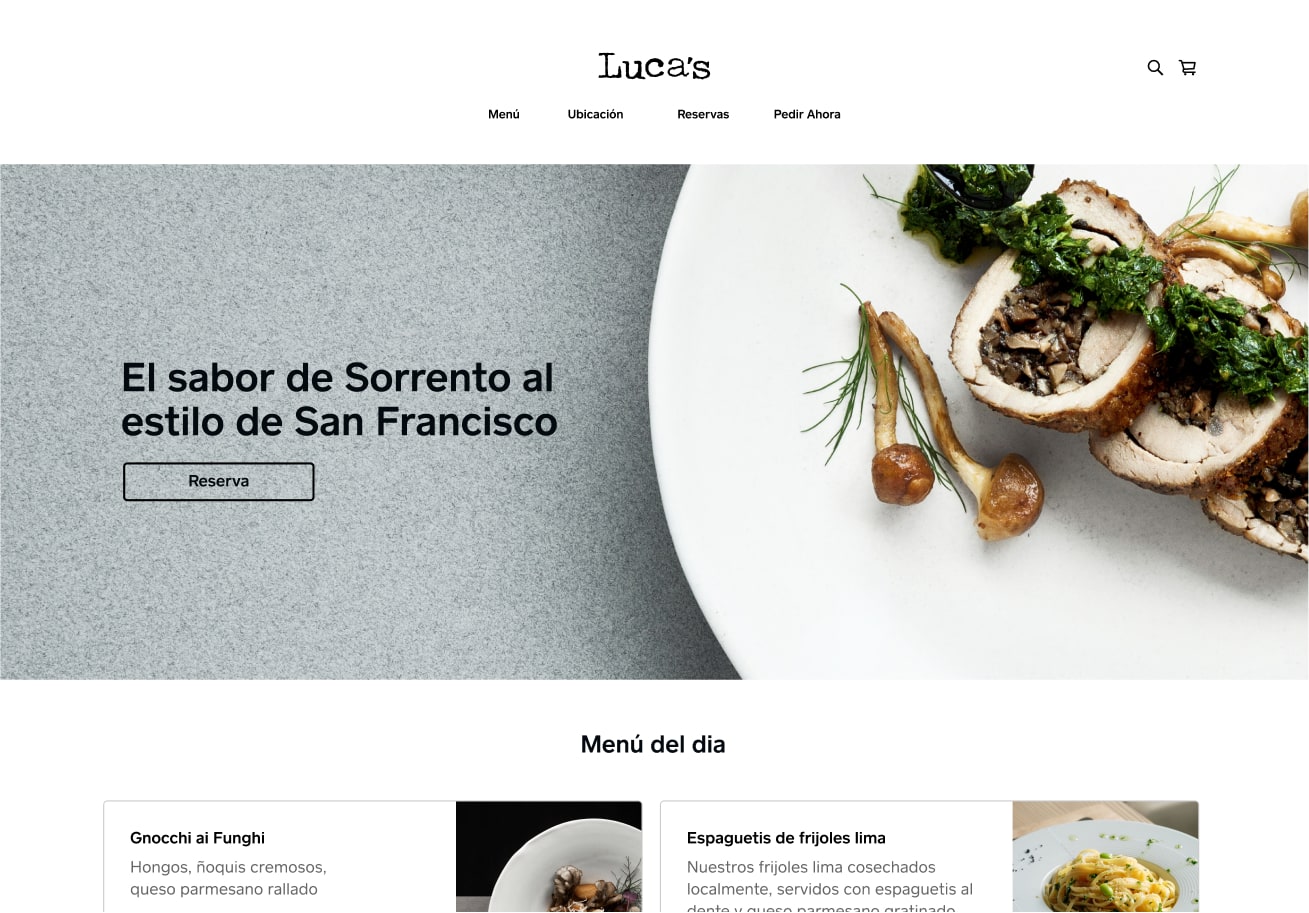 Example website