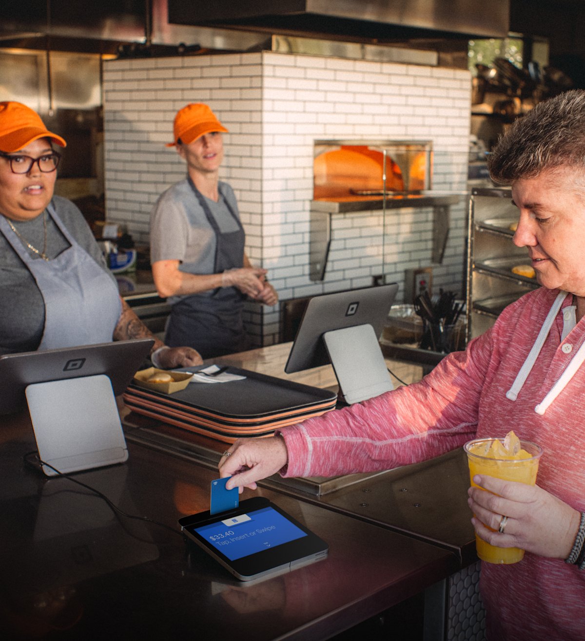 Square Restaurant POS with built-in payments