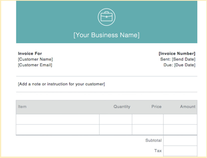 Download Easy Invoice Template Free Pics
