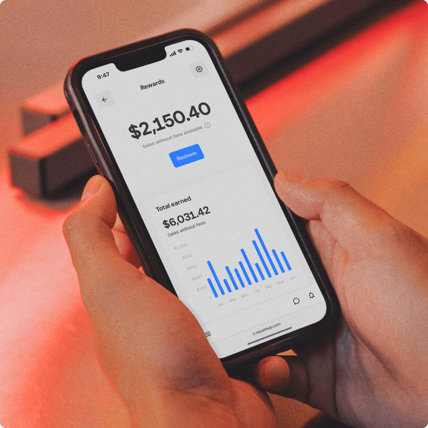 Earn rewards with every purchase